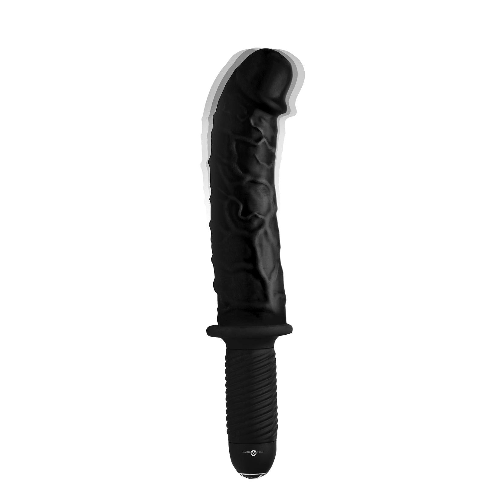 The Curved Dicktator 13 Mode Vibrating Giant Dildo Thruster