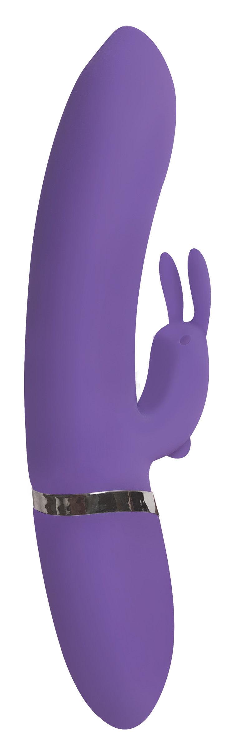 Vibrating and Rotating Remote Control Silicone Double Dildo